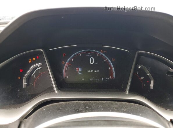 2HGFC2F83LH508751 2020 HONDA CIVIC Black Widok zestawu wskaźników