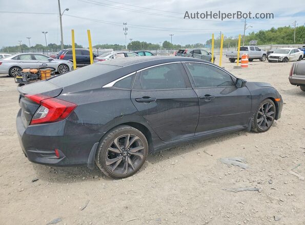 2HGFC2F83LH508751 2020 HONDA CIVIC Black Tył prawy