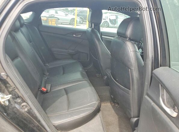 2HGFC2F83LH508751 2020 HONDA CIVIC Black Widok tylnych siedzeń