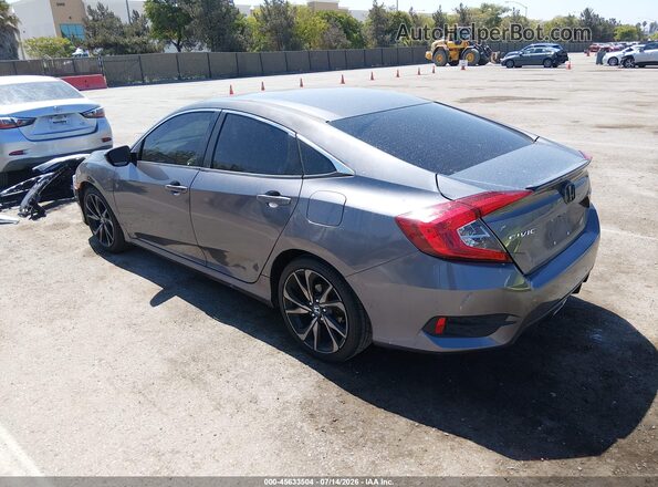 2HGFC2F83LH513626 2020 HONDA CIVIC Gray Rear left