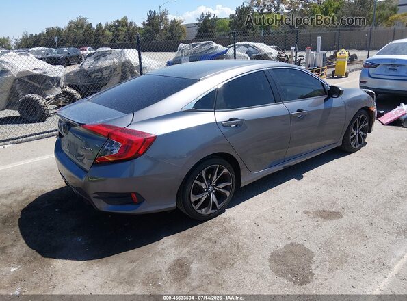 2HGFC2F83LH513626 2020 HONDA CIVIC Gray Rear right