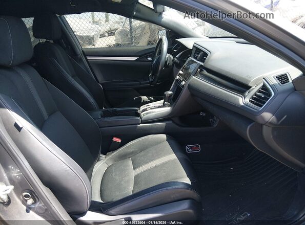 2HGFC2F83LH513626 2020 HONDA CIVIC Gray Front interior view