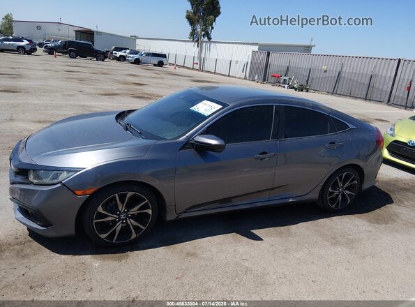 2HGFC2F83LH513626 2020 HONDA CIVIC Gray 360 interior view