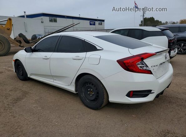 2HGFC2F83MH011300 2021 HONDA CIVIC White Rear left