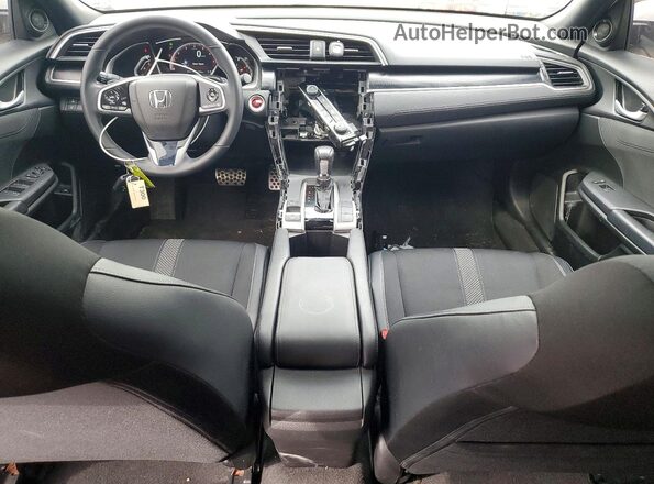 2HGFC2F83MH011300 2021 HONDA CIVIC White Dashboard view