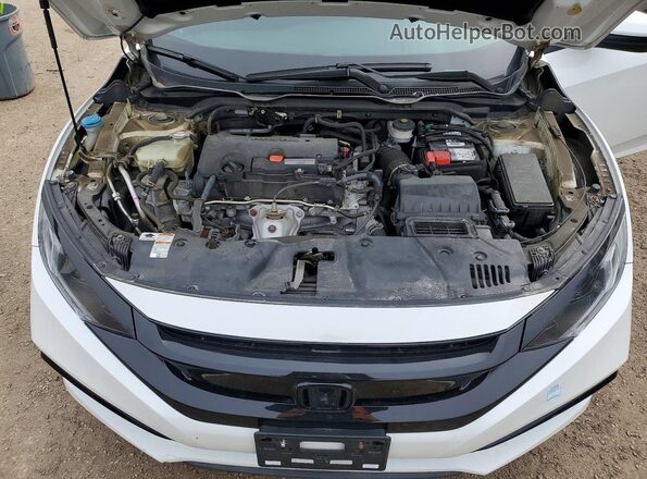 2HGFC2F83MH011300 2021 HONDA CIVIC White Rear interior view