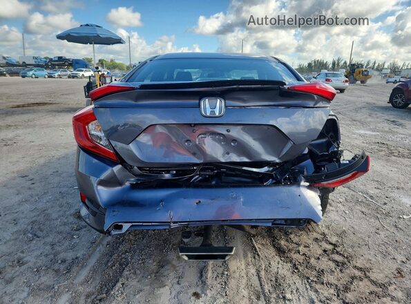 2HGFC2F83MH514258 2021 HONDA CIVIC Gray Vista trasera