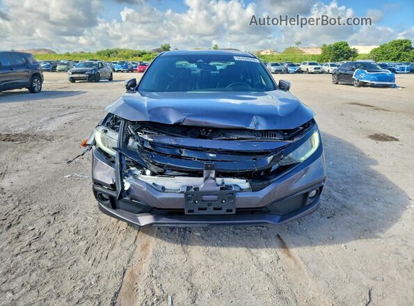 2HGFC2F83MH514258 2021 HONDA CIVIC Gray Vista frontal