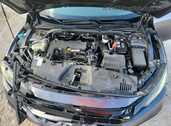 2HGFC2F83MH514258 2021 HONDA CIVIC Gray Vista interior trasera