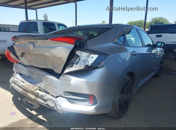 2HGFC2F83MH523851 2021 HONDA CIVIC Silver უკანა მარჯვენა