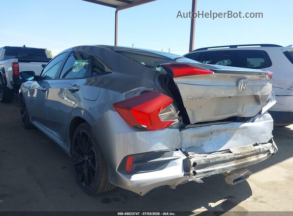 2HGFC2F83MH523851 2021 HONDA CIVIC Silver უკანა მარცხენა