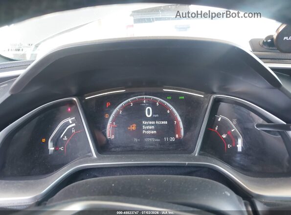 2HGFC2F83MH523851 2021 HONDA CIVIC Silver უკანა სავარძლების ხედი