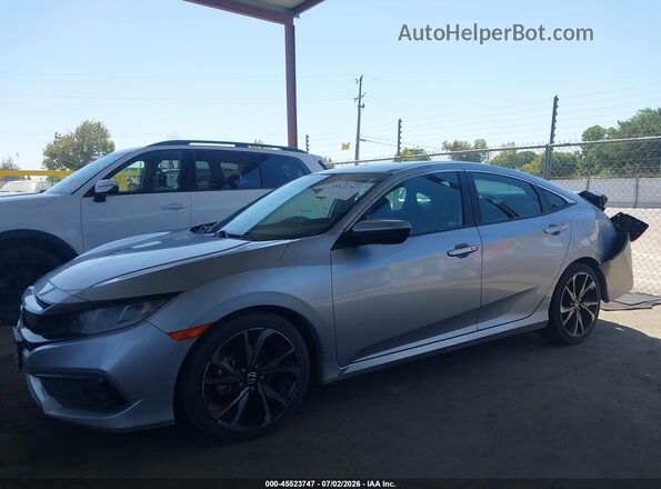 2HGFC2F83MH523851 2021 HONDA CIVIC Silver სალონის 360-გრადუსიანი ხედი