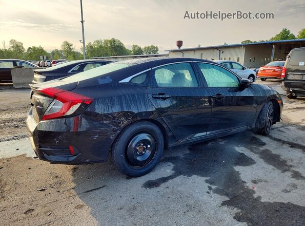 2HGFC2F83MH535899 2021 HONDA CIVIC Black Задня права чверть