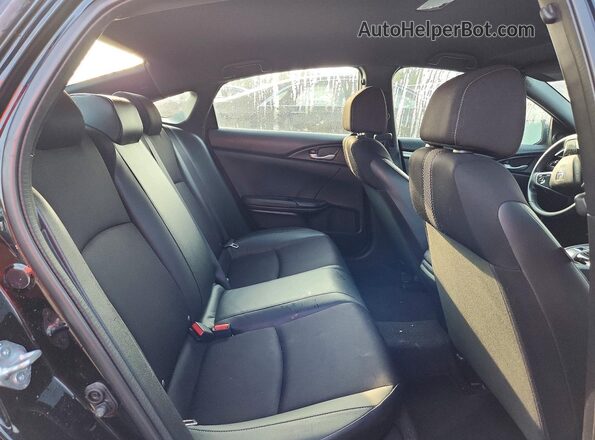 2HGFC2F83MH535899 2021 HONDA CIVIC Black Вид задніх сидінь