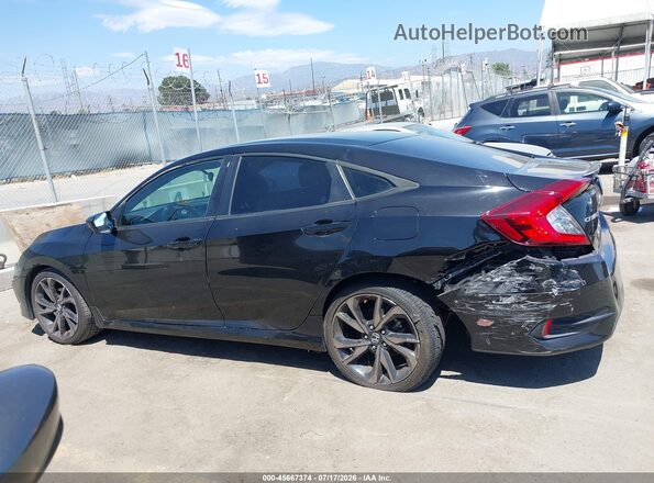 2HGFC2F83MH537619 2021 HONDA CIVIC Black Vista interior de 360 grados