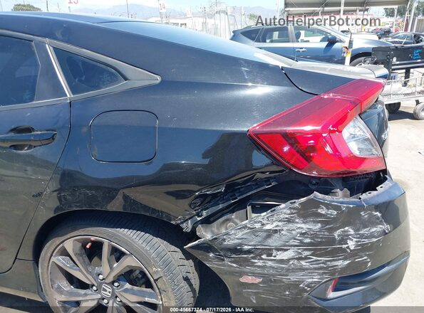2HGFC2F83MH537619 2021 HONDA CIVIC Black Vista frontal