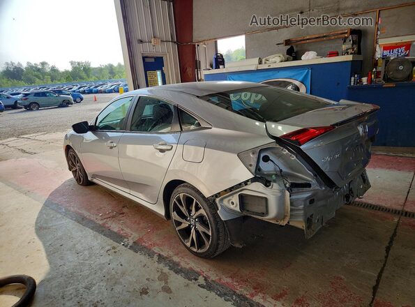 2HGFC2F83MH542836 2021 HONDA CIVIC Silver Հետևի ձախ