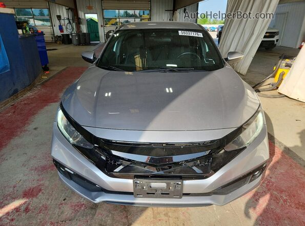 2HGFC2F83MH542836 2021 HONDA CIVIC Silver Դիմացի տեսք