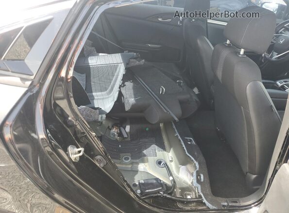 2HGFC2F84KH565197 2019 HONDA CIVIC Черный Вид задних сидений