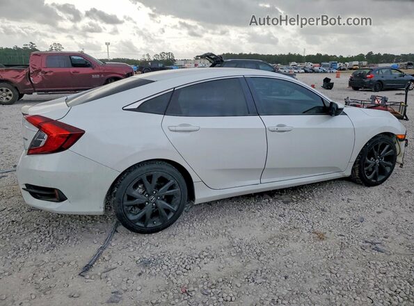 2HGFC2F84KH571064 2019 HONDA CIVIC Белый Задняя правая четверть