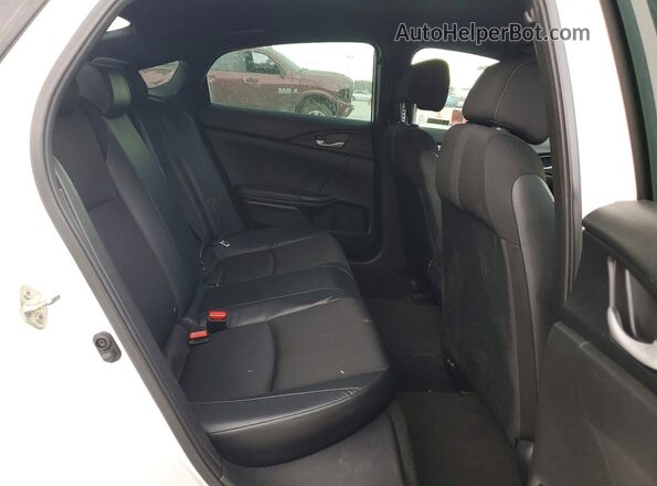 2HGFC2F84KH571064 2019 HONDA CIVIC Белый Вид задних сидений
