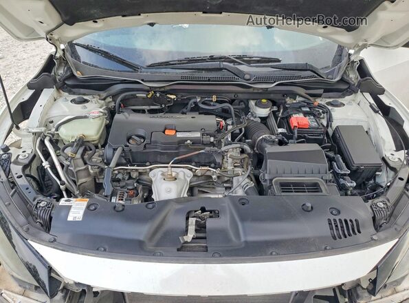2HGFC2F84KH571064 2019 HONDA CIVIC Белый Вид задней части салона