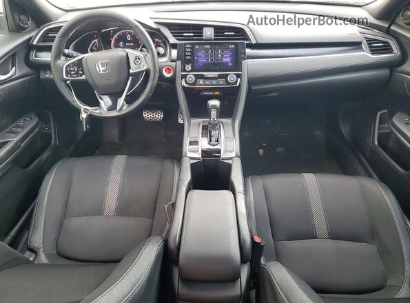 2HGFC2F84KH571064 2019 HONDA CIVIC Белый Вид панели приборов