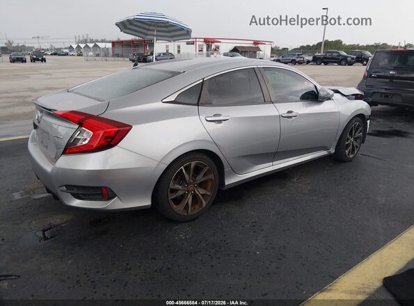 2HGFC2F84KH579813 2019 HONDA CIVIC Gray Tył prawy