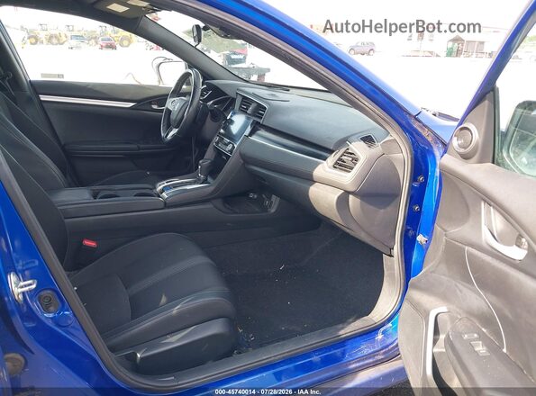 2HGFC2F84KH583117 2019 HONDA CIVIC Blue წინა სალონის ხედი