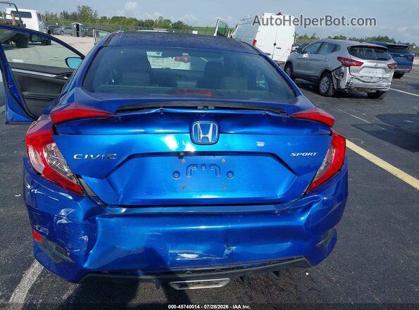 2HGFC2F84KH583117 2019 HONDA CIVIC Blue წინა ხედი