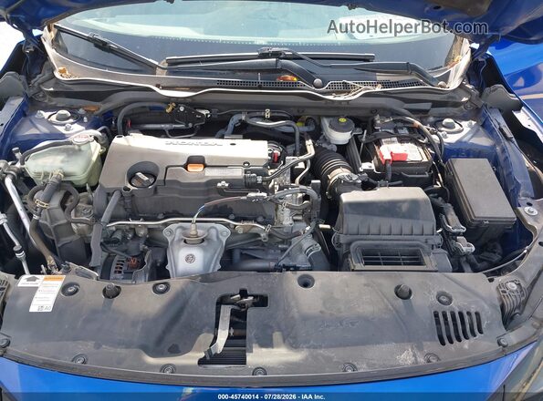 2HGFC2F84KH583117 2019 HONDA CIVIC Blue უკანა ხედი