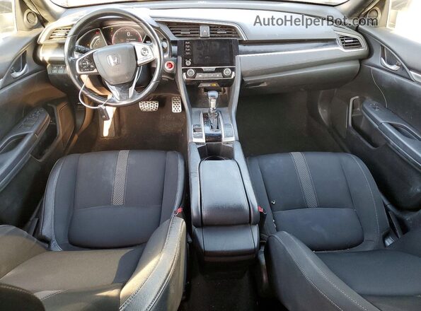 2HGFC2F84KH594215 2019 HONDA CIVIC Black წინა პანელის ხედი