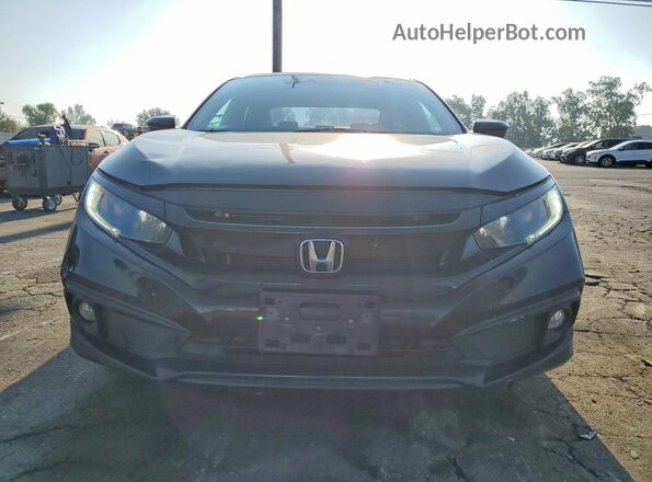 2HGFC2F84KH594215 2019 HONDA CIVIC Black წინა ხედი