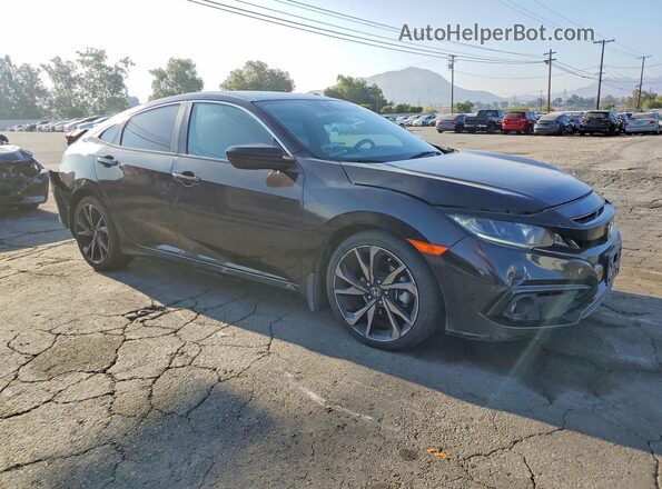 2HGFC2F84KH594215 2019 HONDA CIVIC Black წინა მარჯვენა