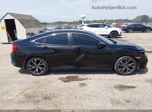 2HGFC2F84KH605892 2019 HONDA CIVIC Black Vista interior de 360 grados