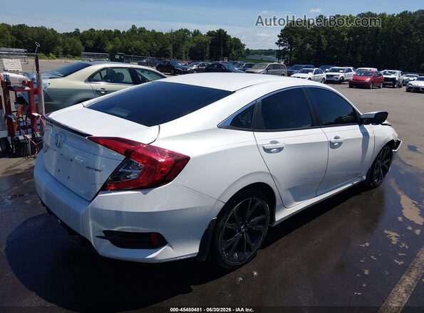 2HGFC2F84LH510721 2020 HONDA CIVIC White Задня права чверть