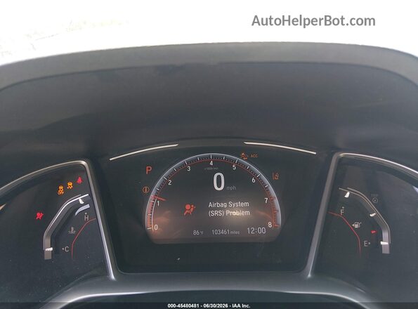 2HGFC2F84LH510721 2020 HONDA CIVIC White Вид задніх сидінь