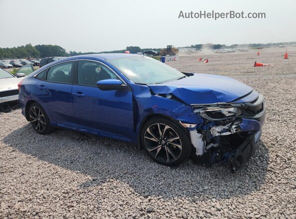 2HGFC2F84LH518947 2020 HONDA CIVIC Blue წინა მარჯვენა