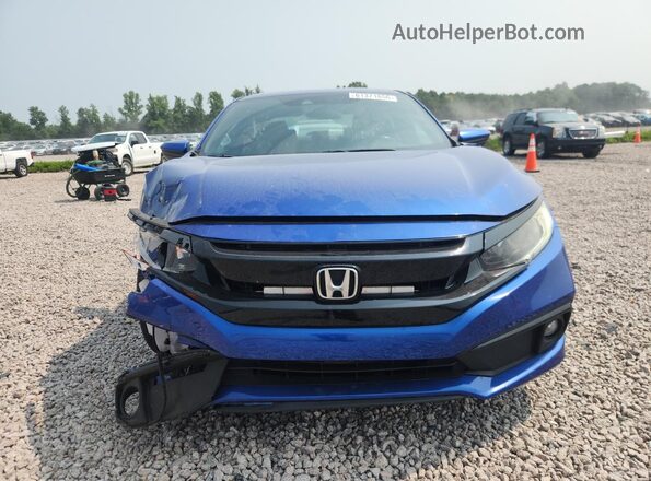 2HGFC2F84LH518947 2020 HONDA CIVIC Blue წინა ხედი