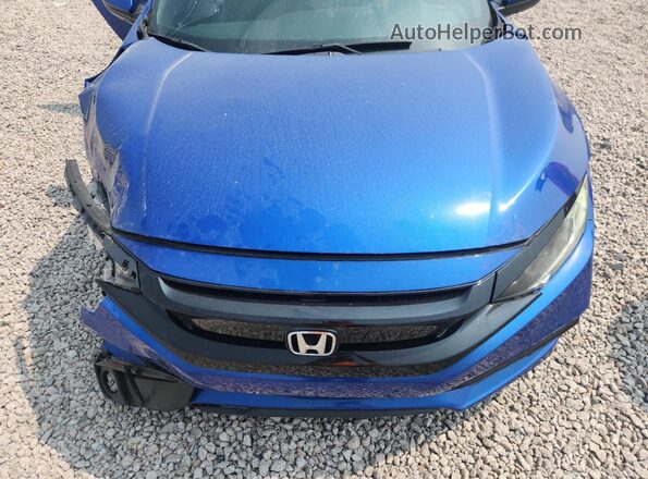 2HGFC2F84LH518947 2020 HONDA CIVIC Blue უკანა სალონის ხედი