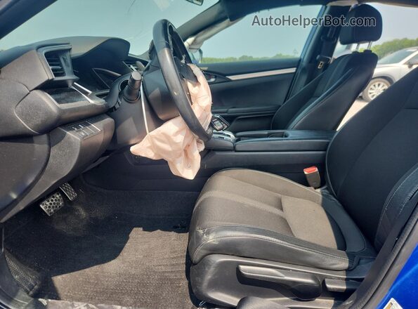 2HGFC2F84LH518947 2020 HONDA CIVIC Blue წინა სალონის ხედი