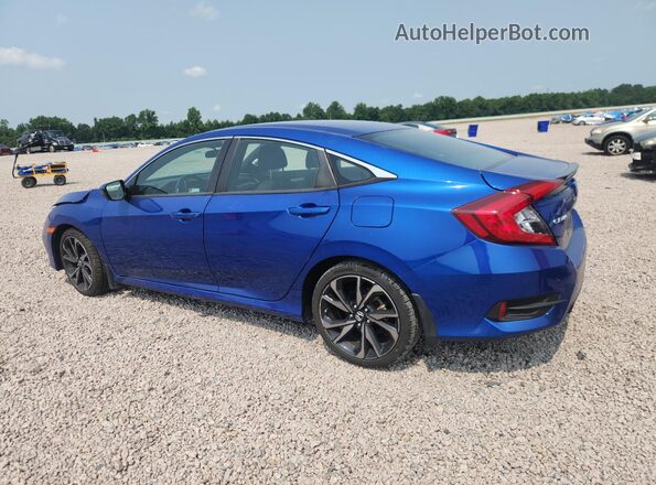 2HGFC2F84LH518947 2020 HONDA CIVIC Blue უკანა მარცხენა