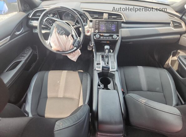 2HGFC2F84LH518947 2020 HONDA CIVIC Blue წინა პანელის ხედი