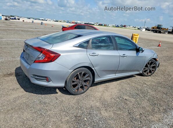 2HGFC2F84LH551964 2020 HONDA CIVIC Silver Rear right