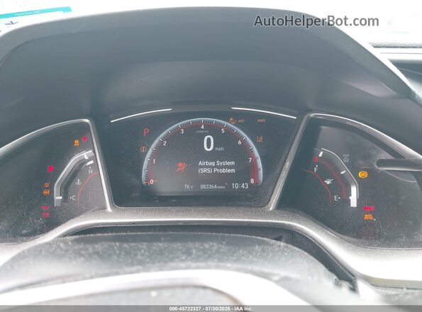 2HGFC2F84LH578839 2020 HONDA CIVIC White Vista de los asientos traseros
