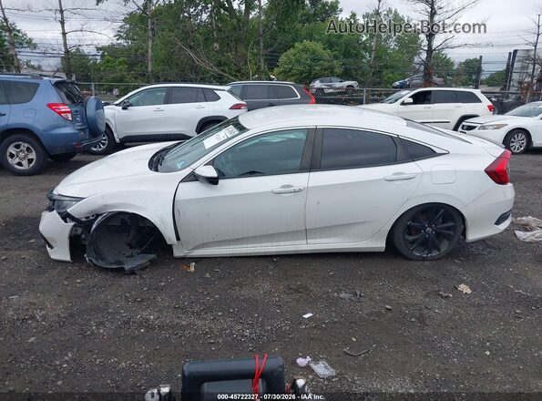 2HGFC2F84LH578839 2020 HONDA CIVIC White Vista interior de 360 grados