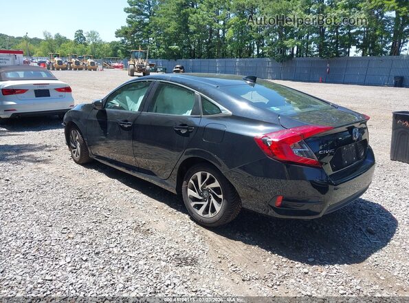 2HGFC2F85JH525757 2018 HONDA CIVIC Black უკანა მარცხენა