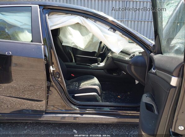 2HGFC2F85JH525757 2018 HONDA CIVIC Black წინა სალონის ხედი