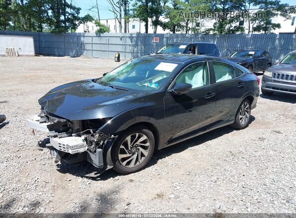 2HGFC2F85JH525757 2018 HONDA CIVIC Black წინა მარცხენა ხედი სამი მეოთხედიდან